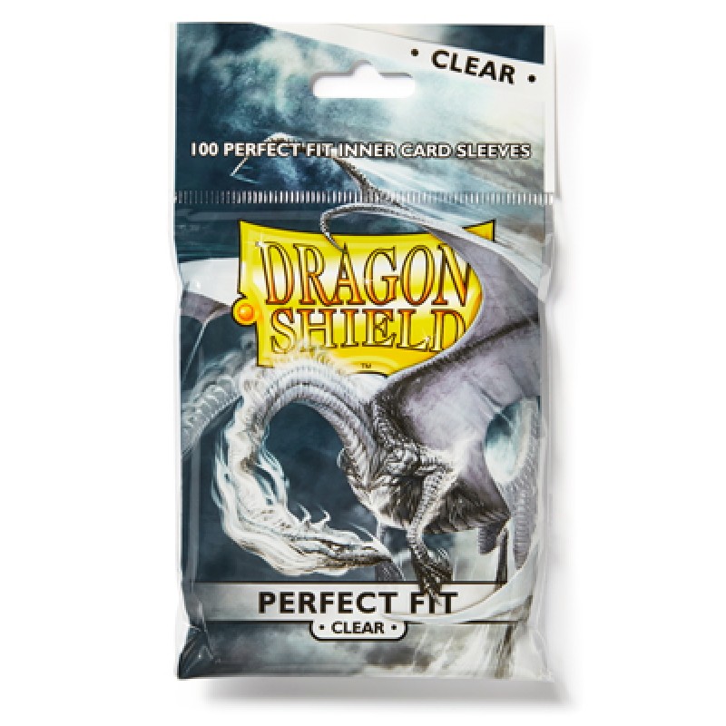 Dragon Shield Perfect Fit Inner Card Sleeves Clear 100/Pack